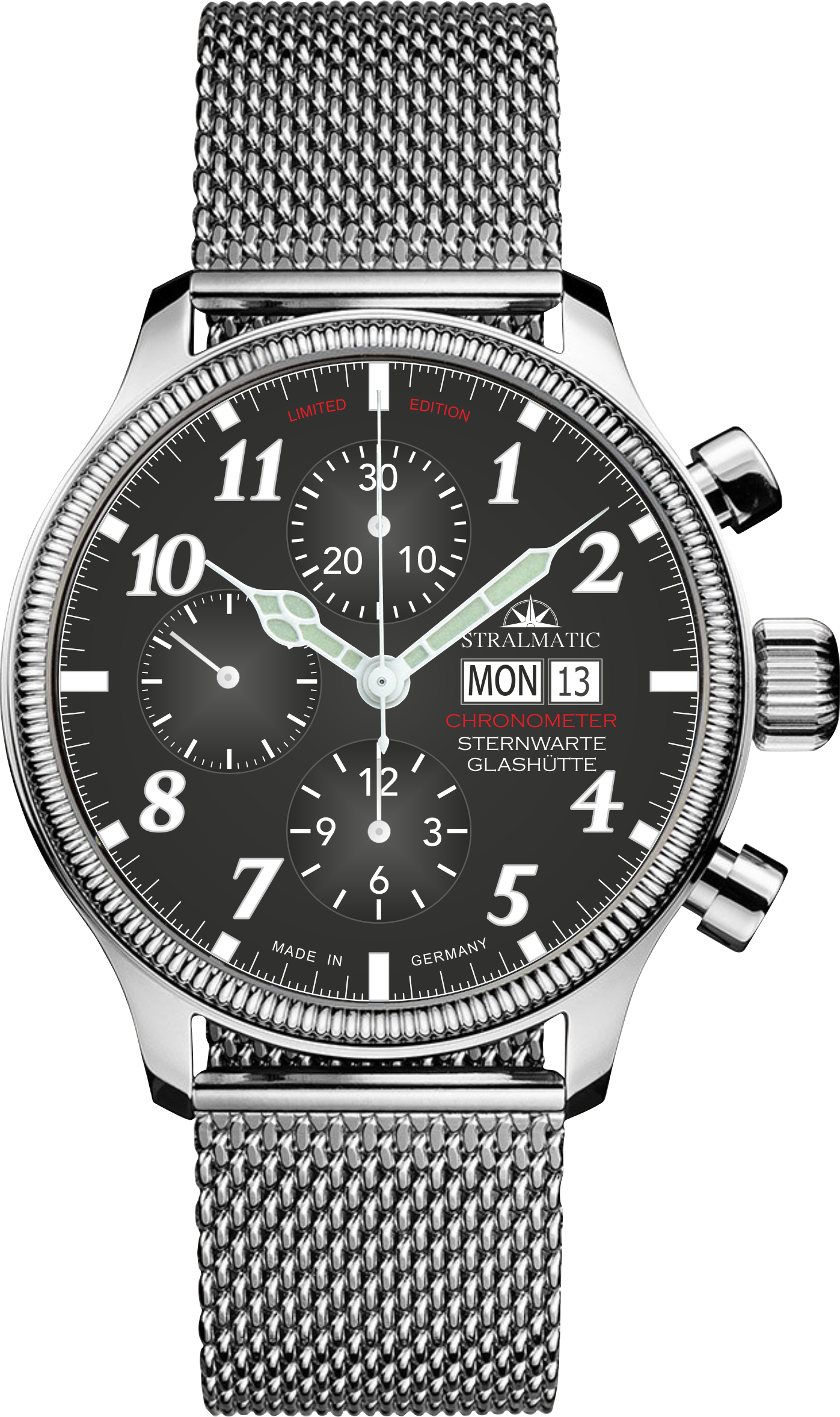 Arkona Vintage Flieger Chronometer Chronograph, Automatik, Ref. SA-14023