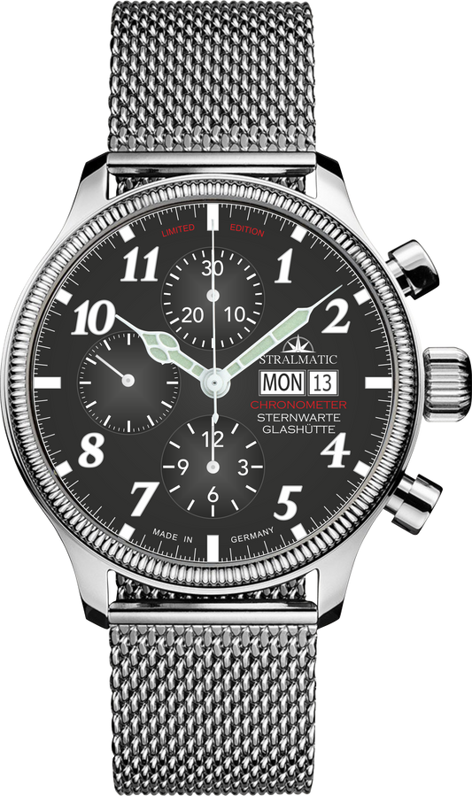 Arkona Vintage Flieger Chronometer Chronograph, Automatik, Ref. SA-14023