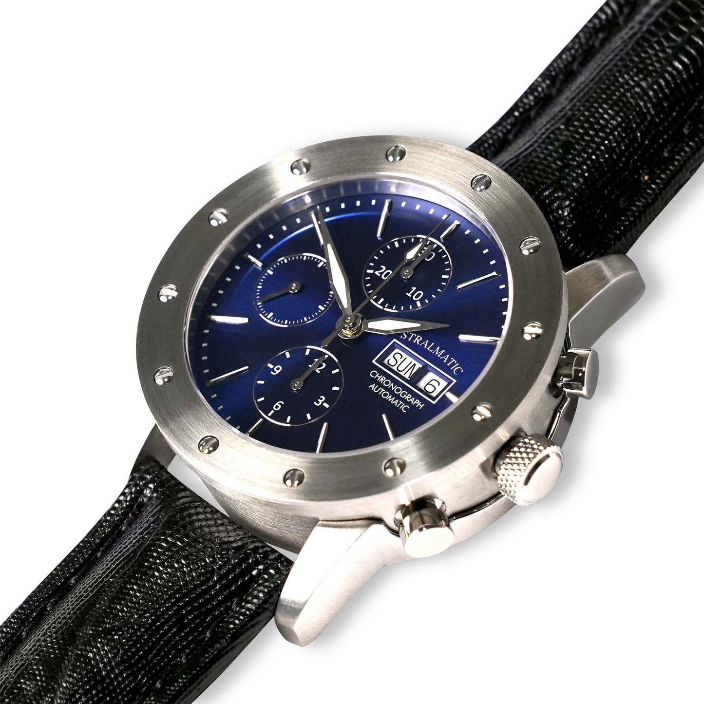 Störtebeker Automatik Chronograph blau, Ref. SB-15303