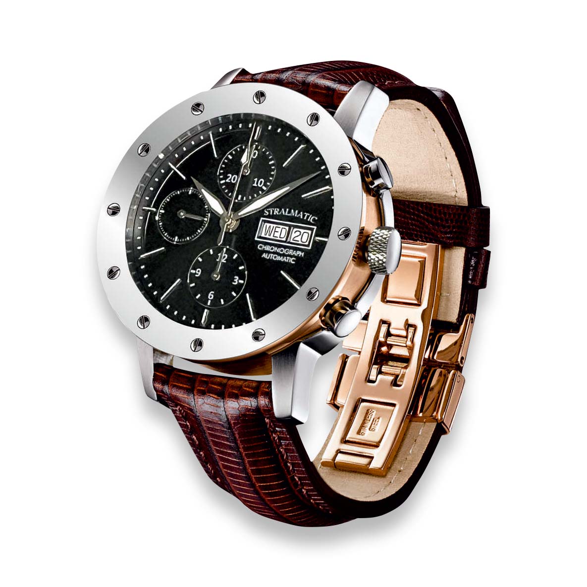 Störtebeker Automatik Chronograph schwarz, Ref. SB-35302